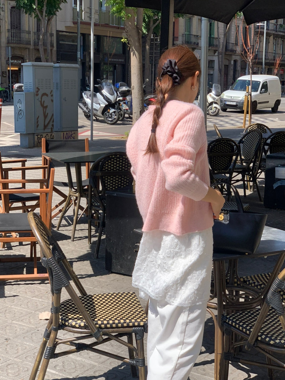 Rosy layered onepiece