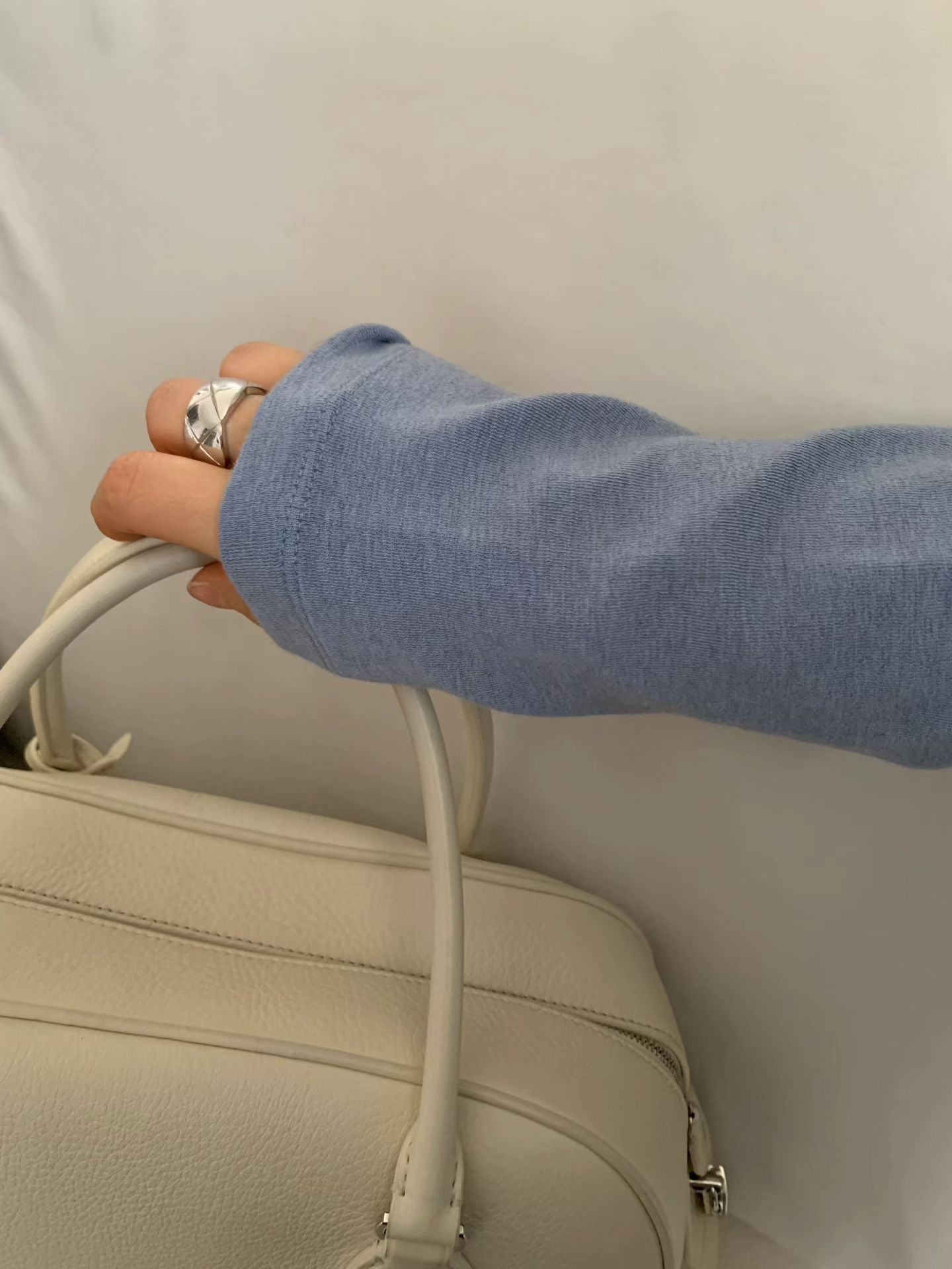 Ounce soft wool tencel pola T-4col