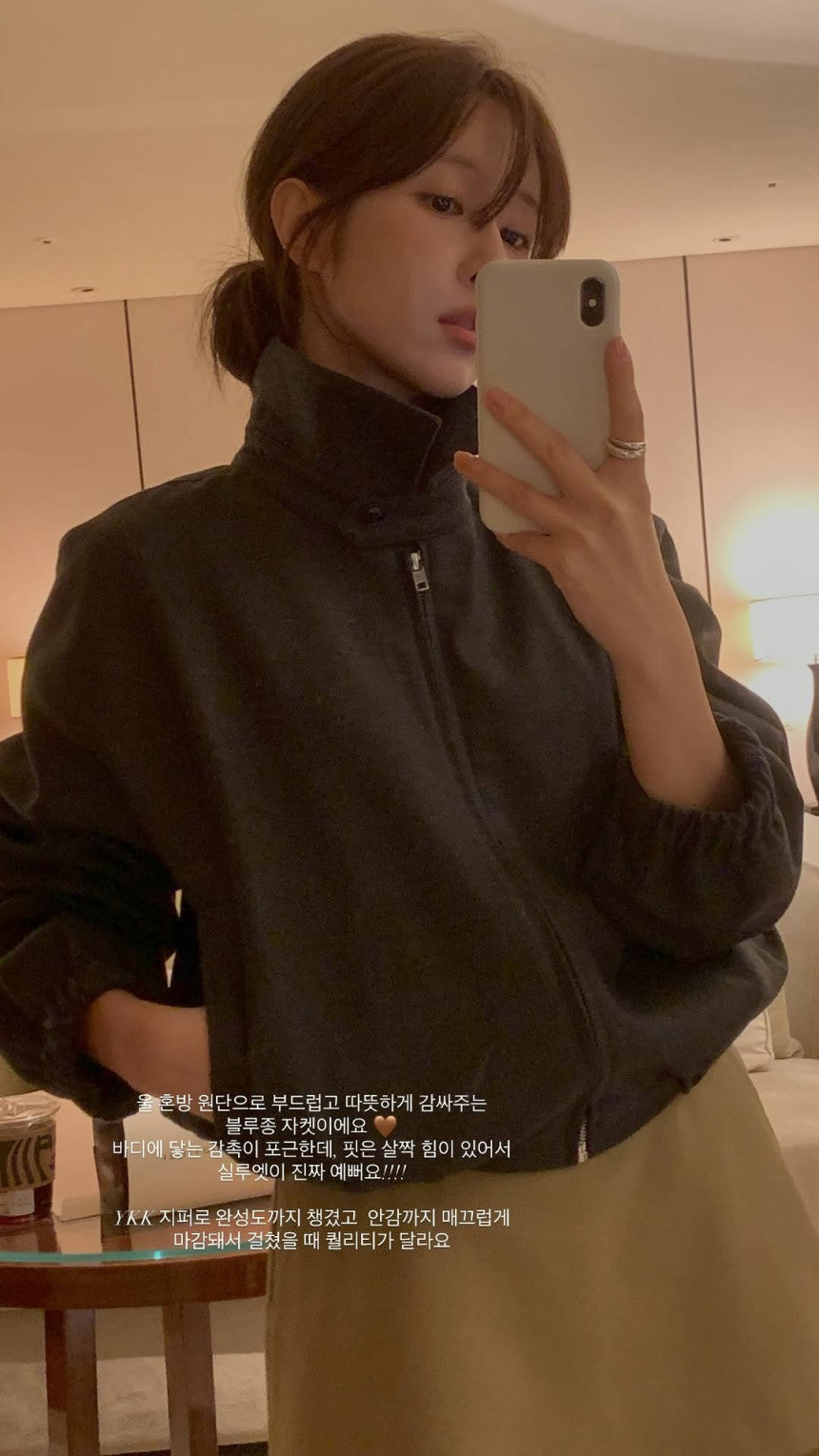 Chalamet wool jacket-2col