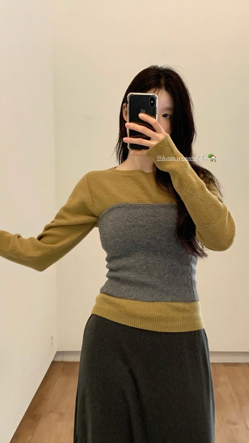 Haus fos holegarment knit-3col