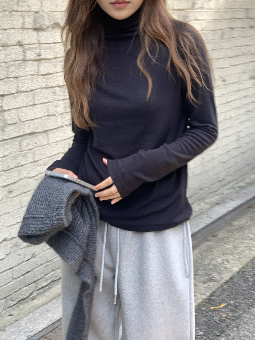 Ria soft turtleneck T-4col