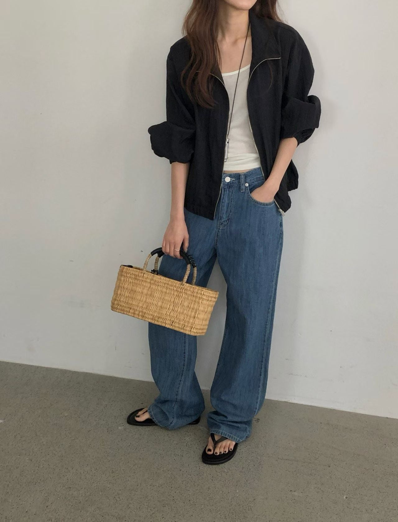 summer zip up jumper-2col