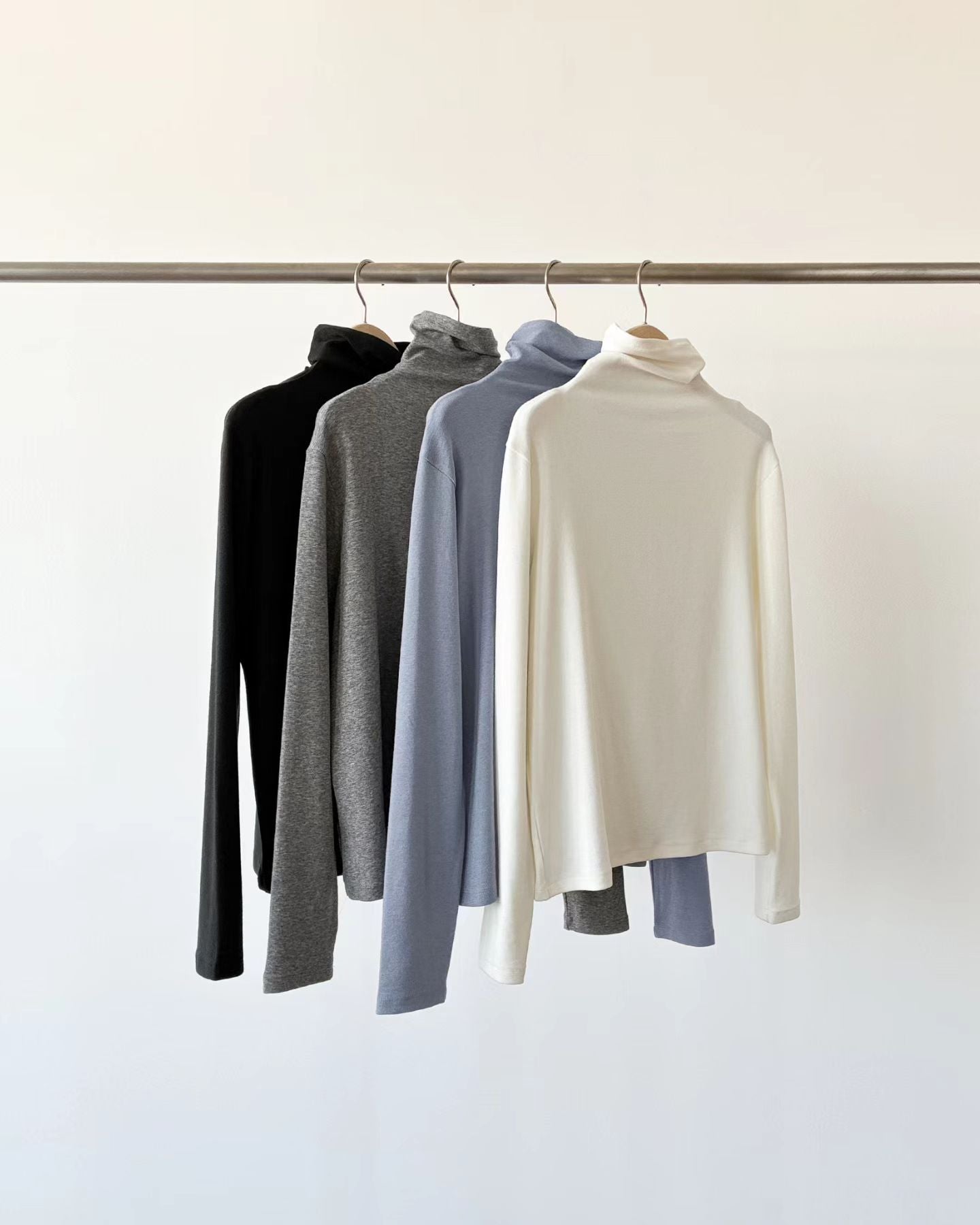 Ounce soft wool tencel pola T-4col