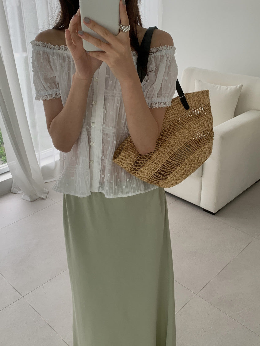 popcorn blouse-2col