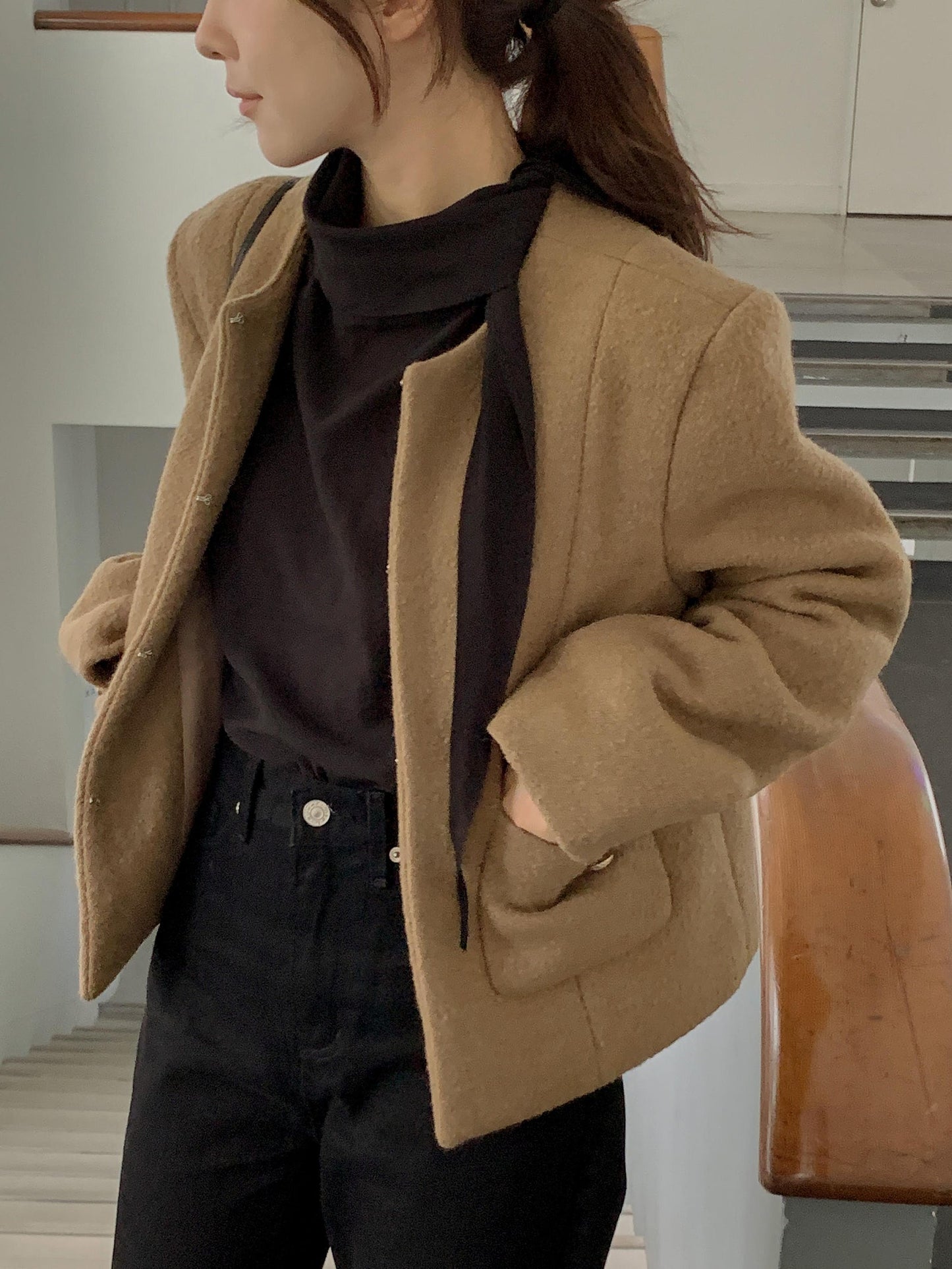 racket wool jacket-3col