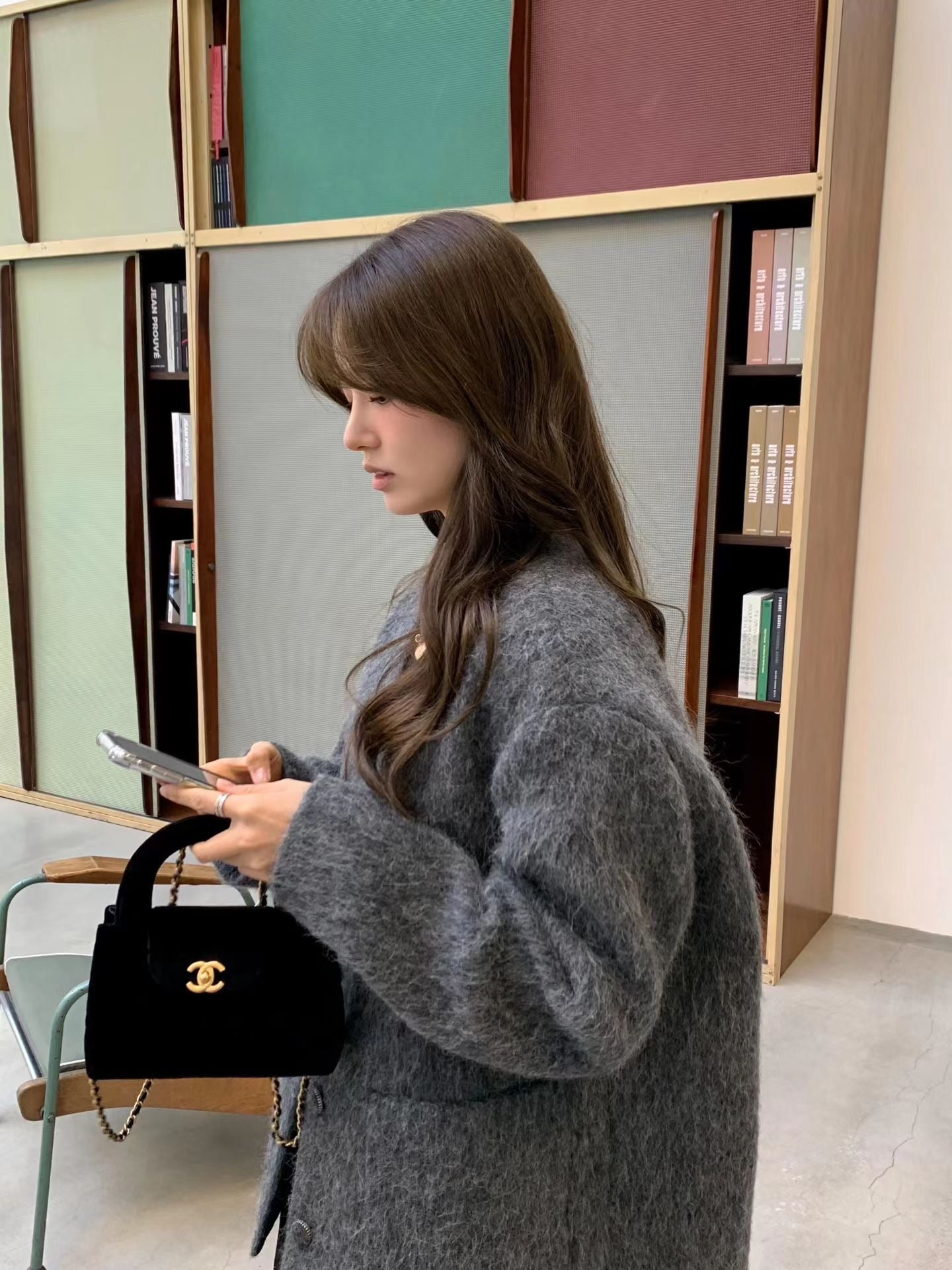 Ounce ven alpaca half coat