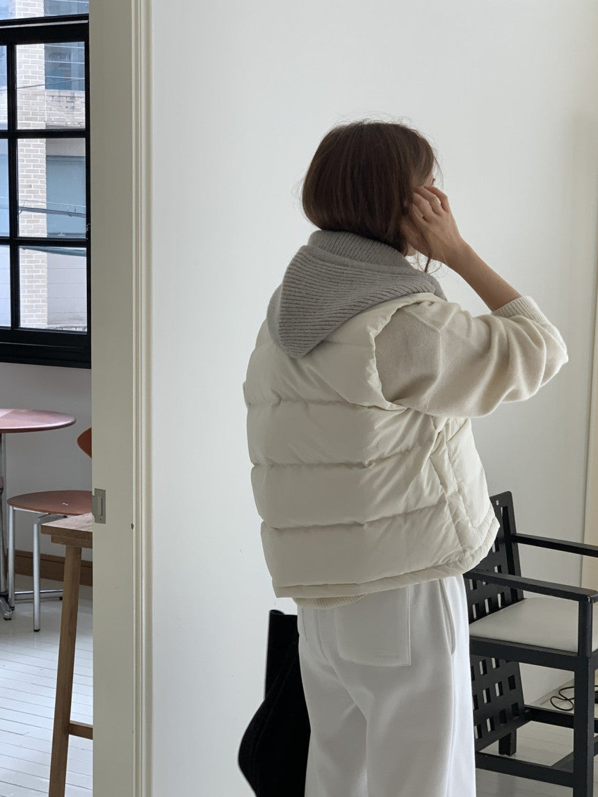 Bloom duckdown vest-3col