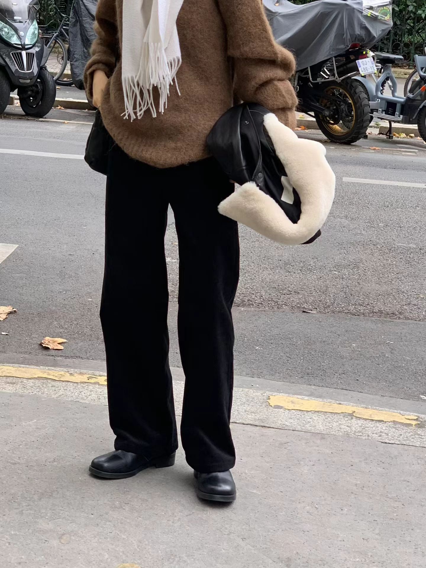 Ounce gimo corduroy pants-4col