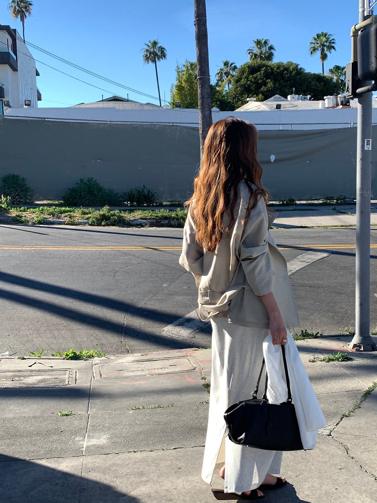 Rive jersey long skirt-4col