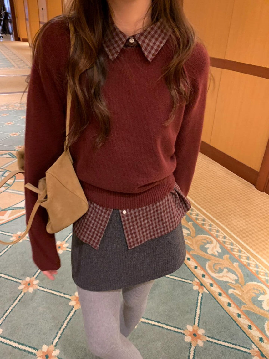 wool reglan knit-4col