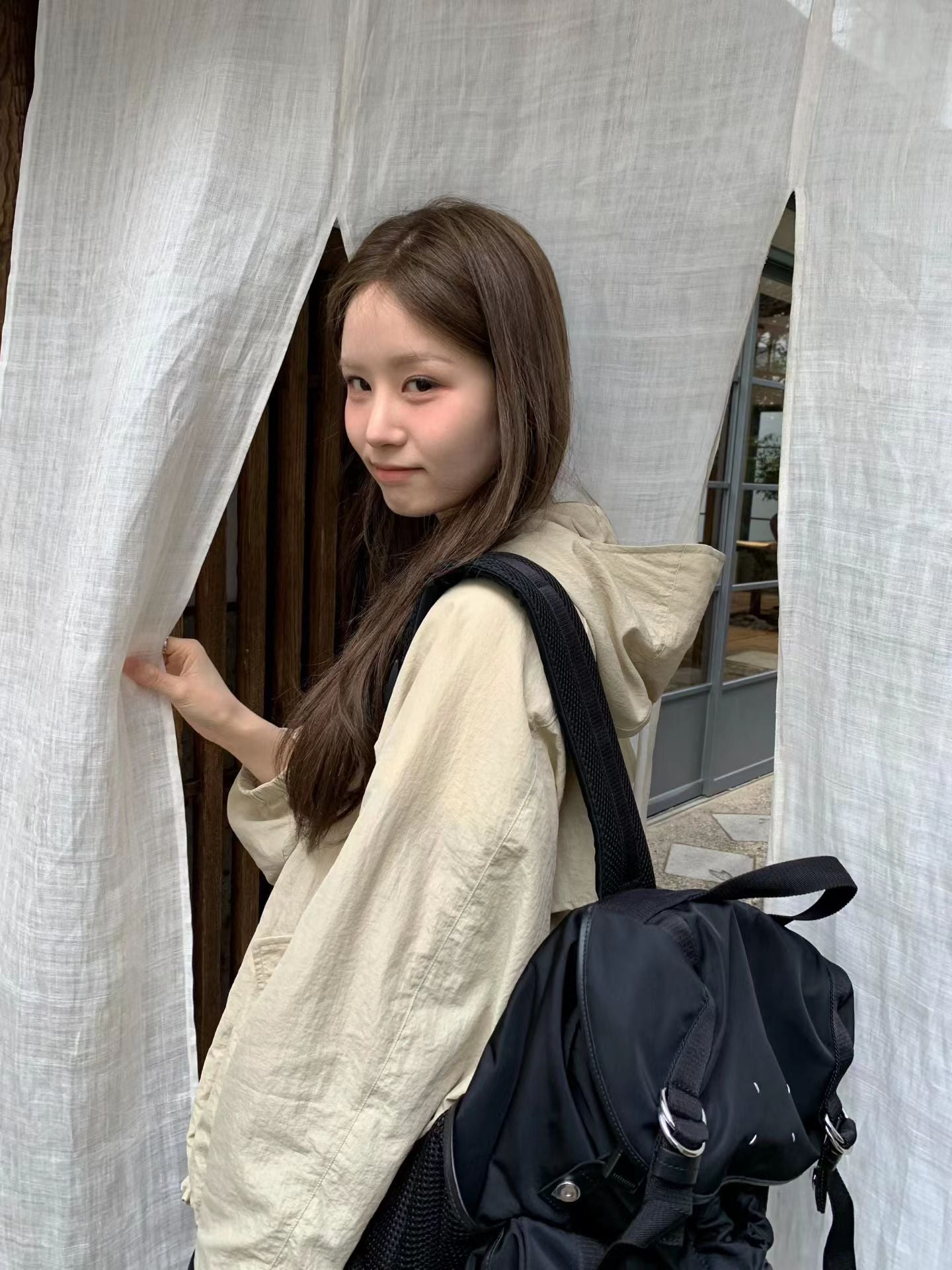 Ounce shine hood jumper-2col