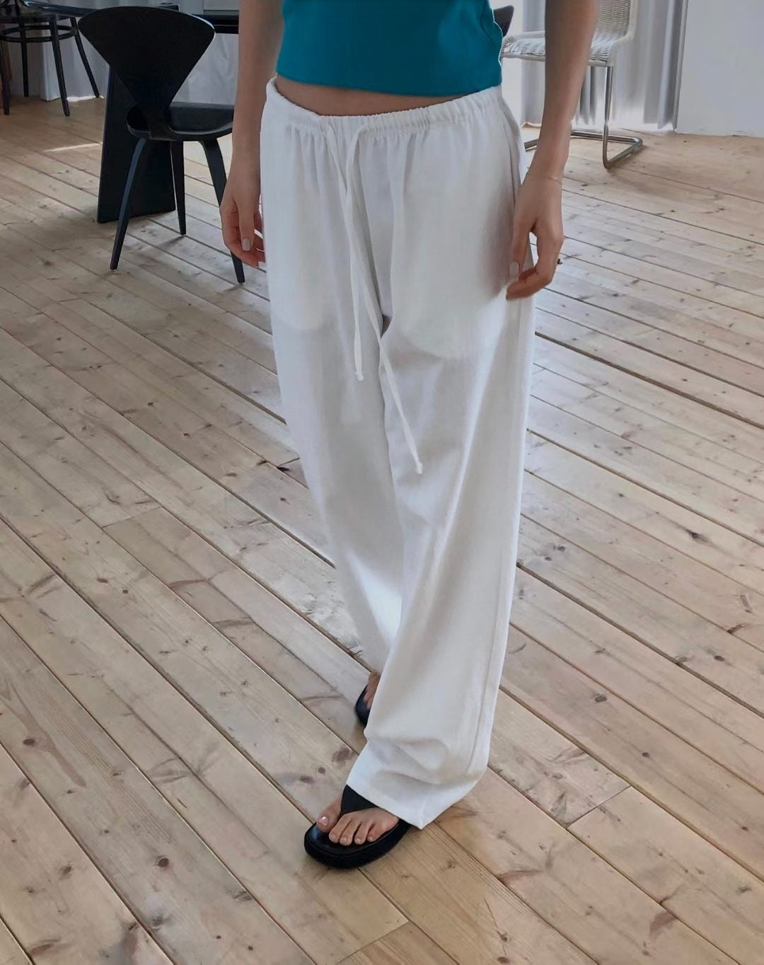 tori cotton pants-2col