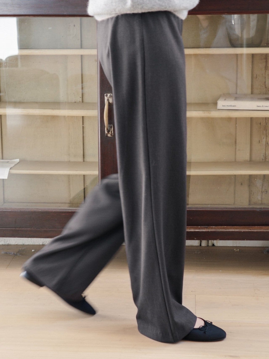 Row flare slacks-3col