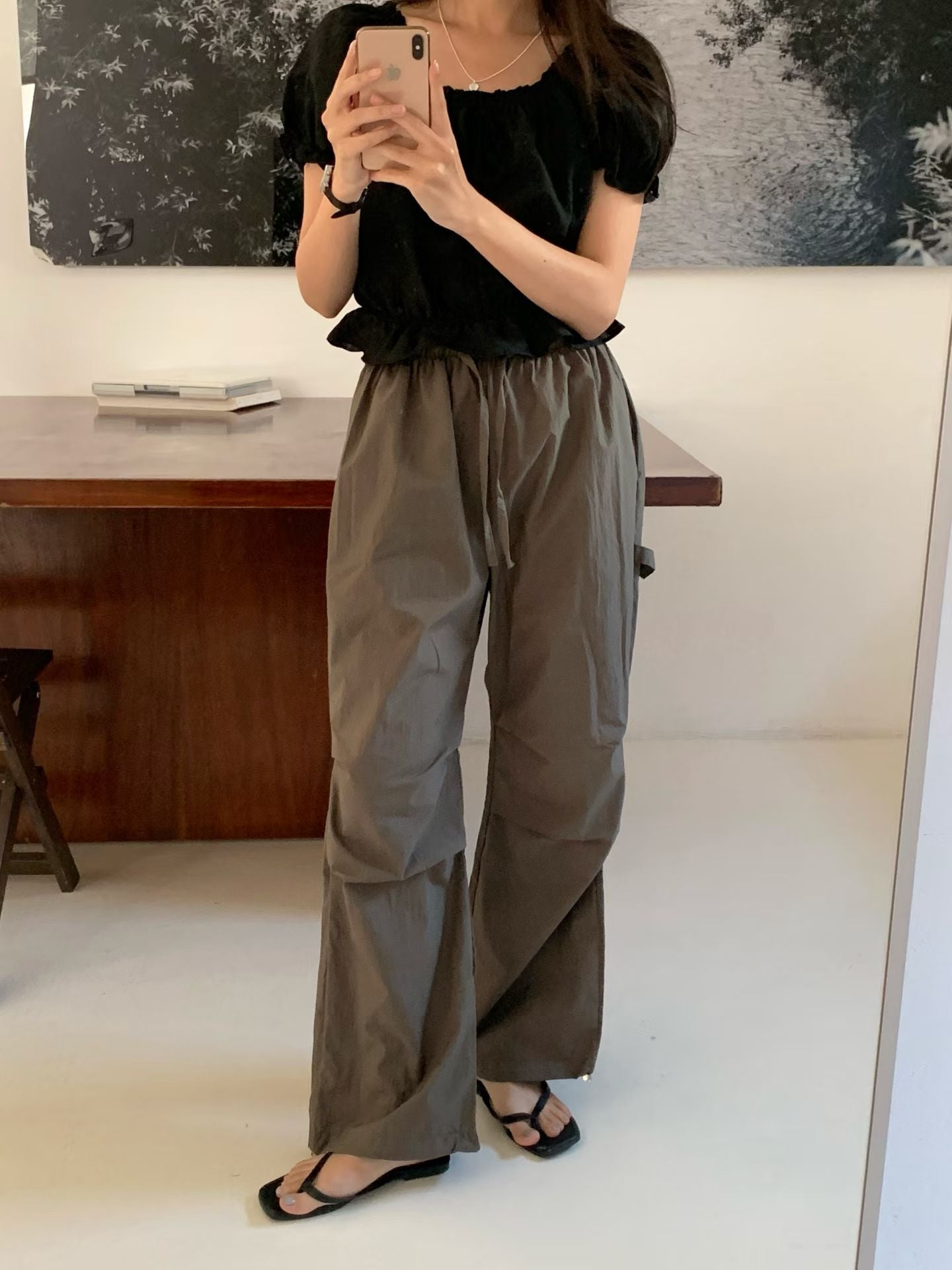 Sabrina parasuit pants-4col
