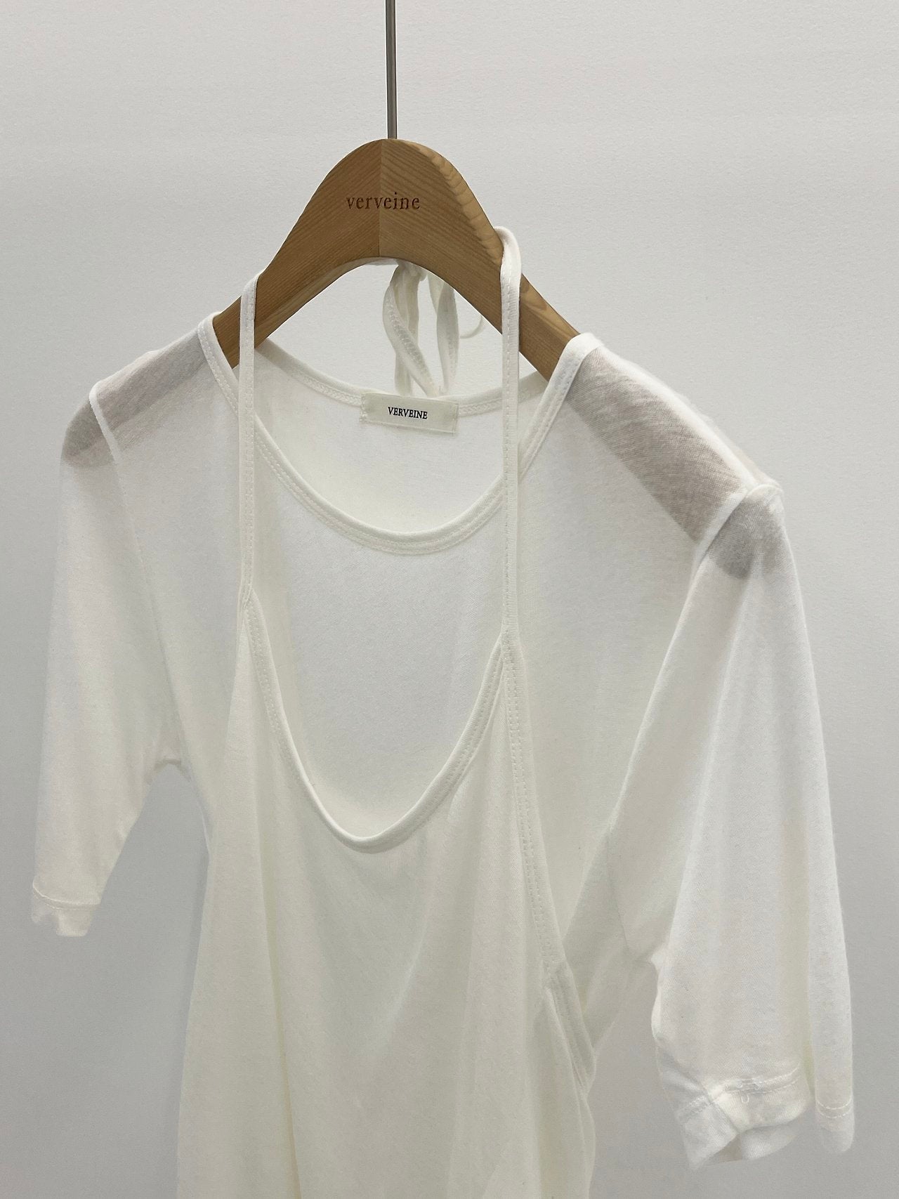 Nuel layered sleeveless&sleeve T set-3col