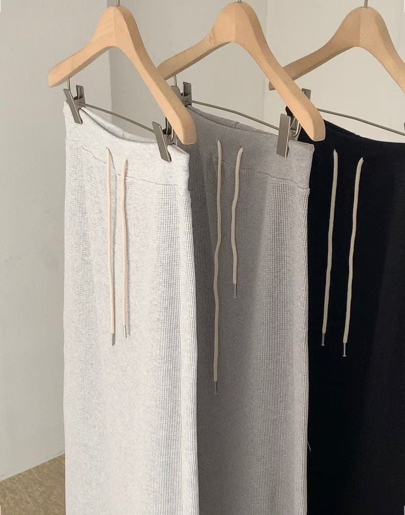 Waffle skirt-3col