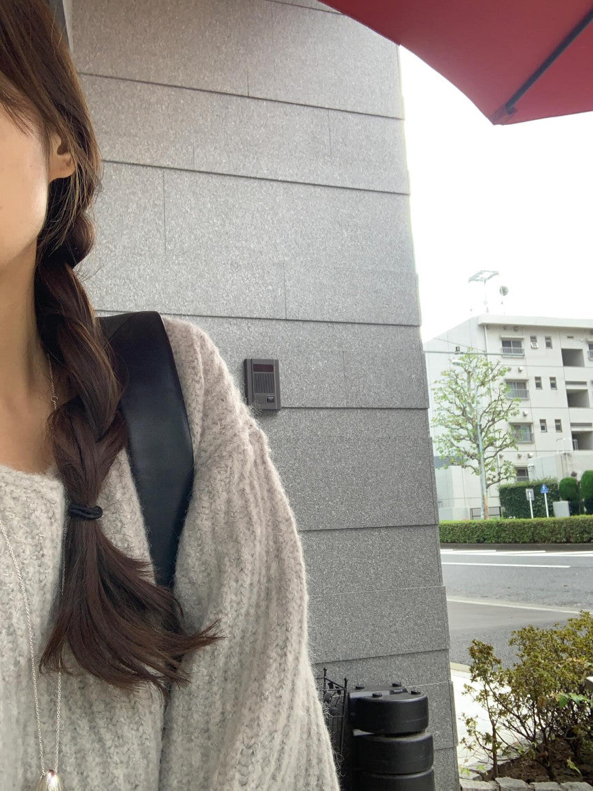 liter daina alpaca v neck knit-3col