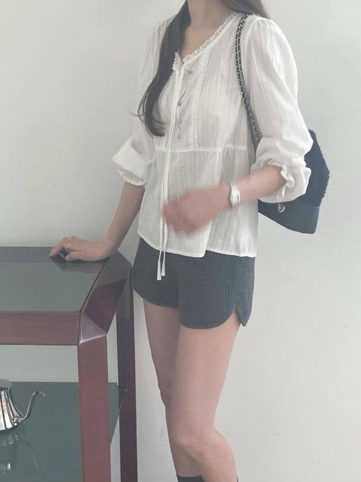 Mandarin blouse