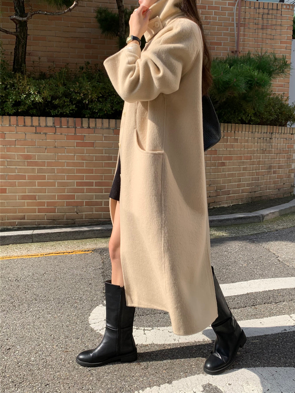 one mile long handmade coat-3col