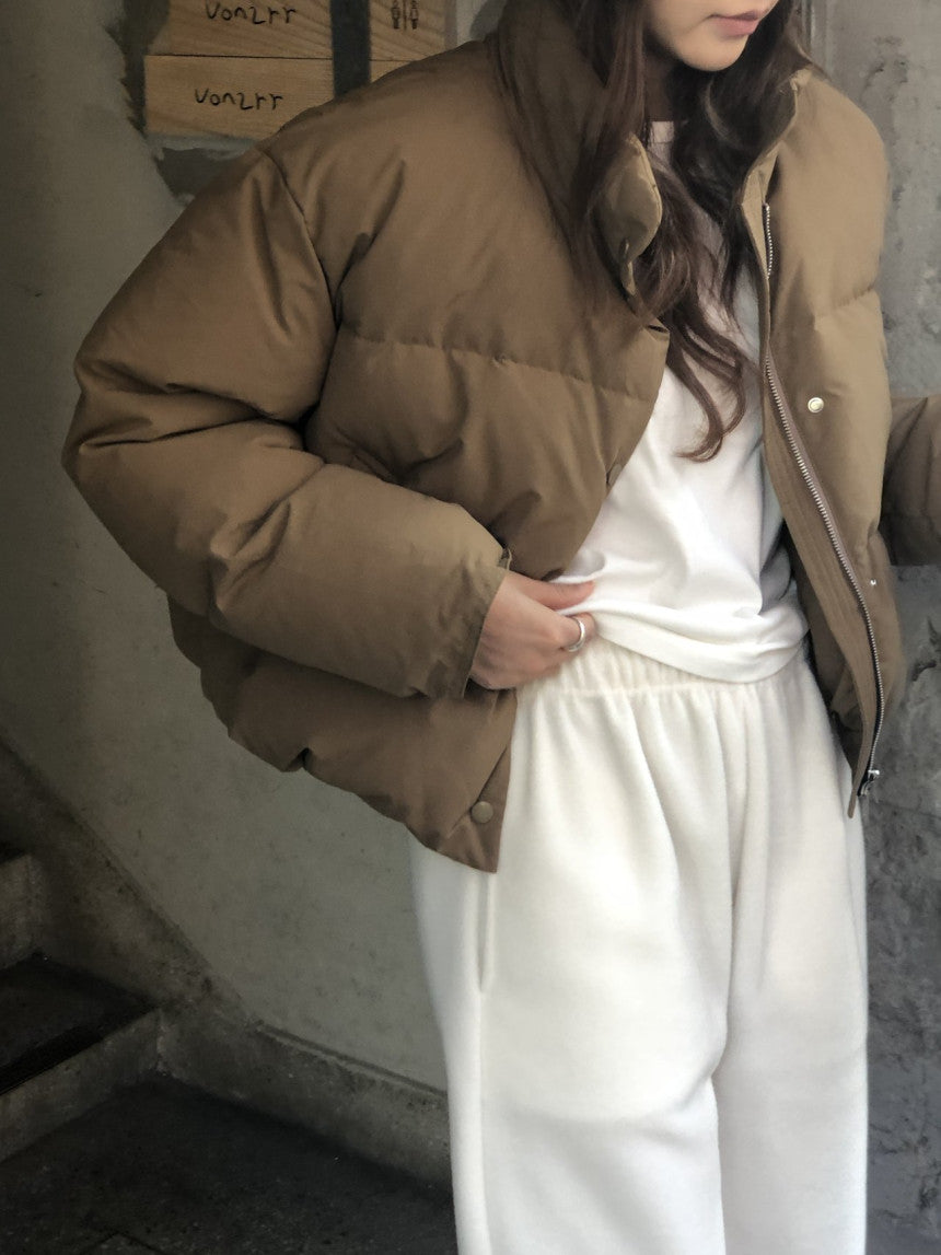 Basel duckdown short padding-3col