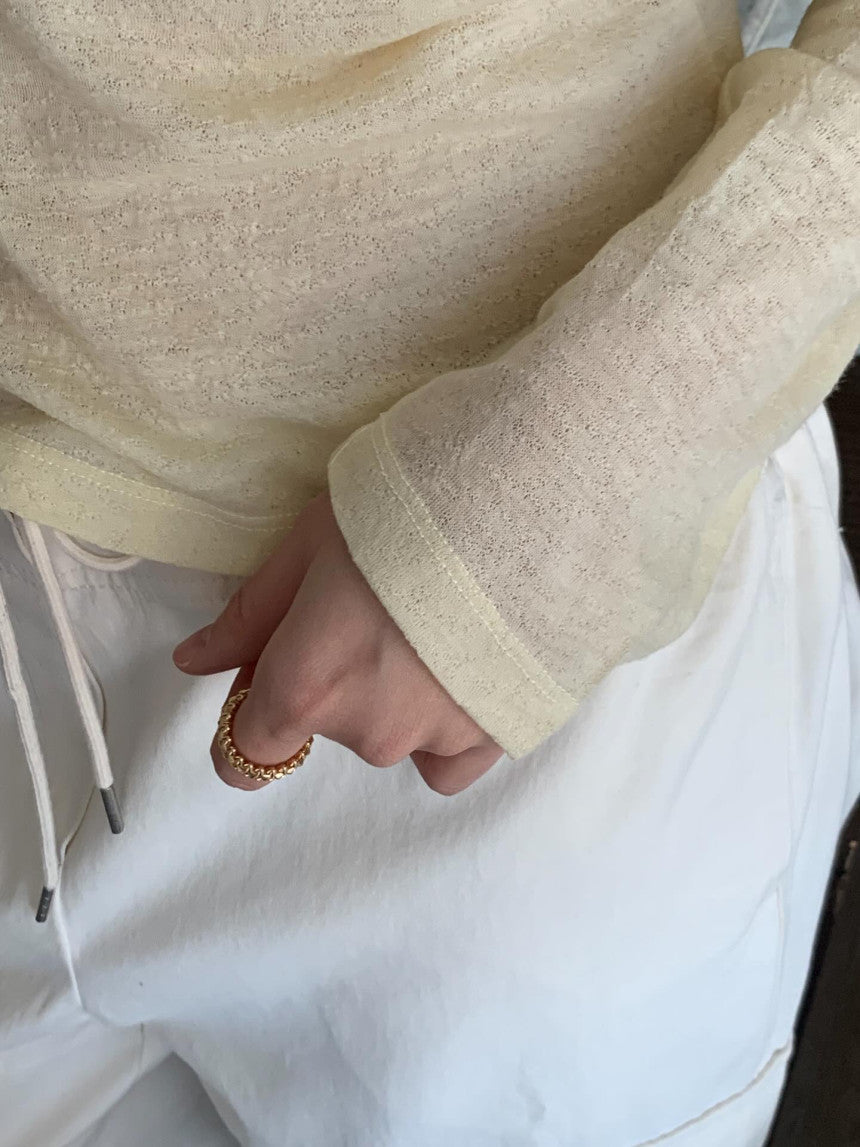 Fine jacquard T-3col