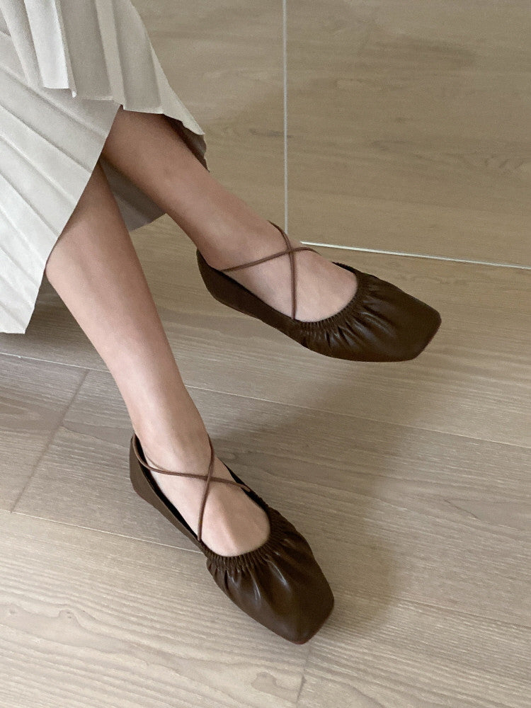 soft shirring flat