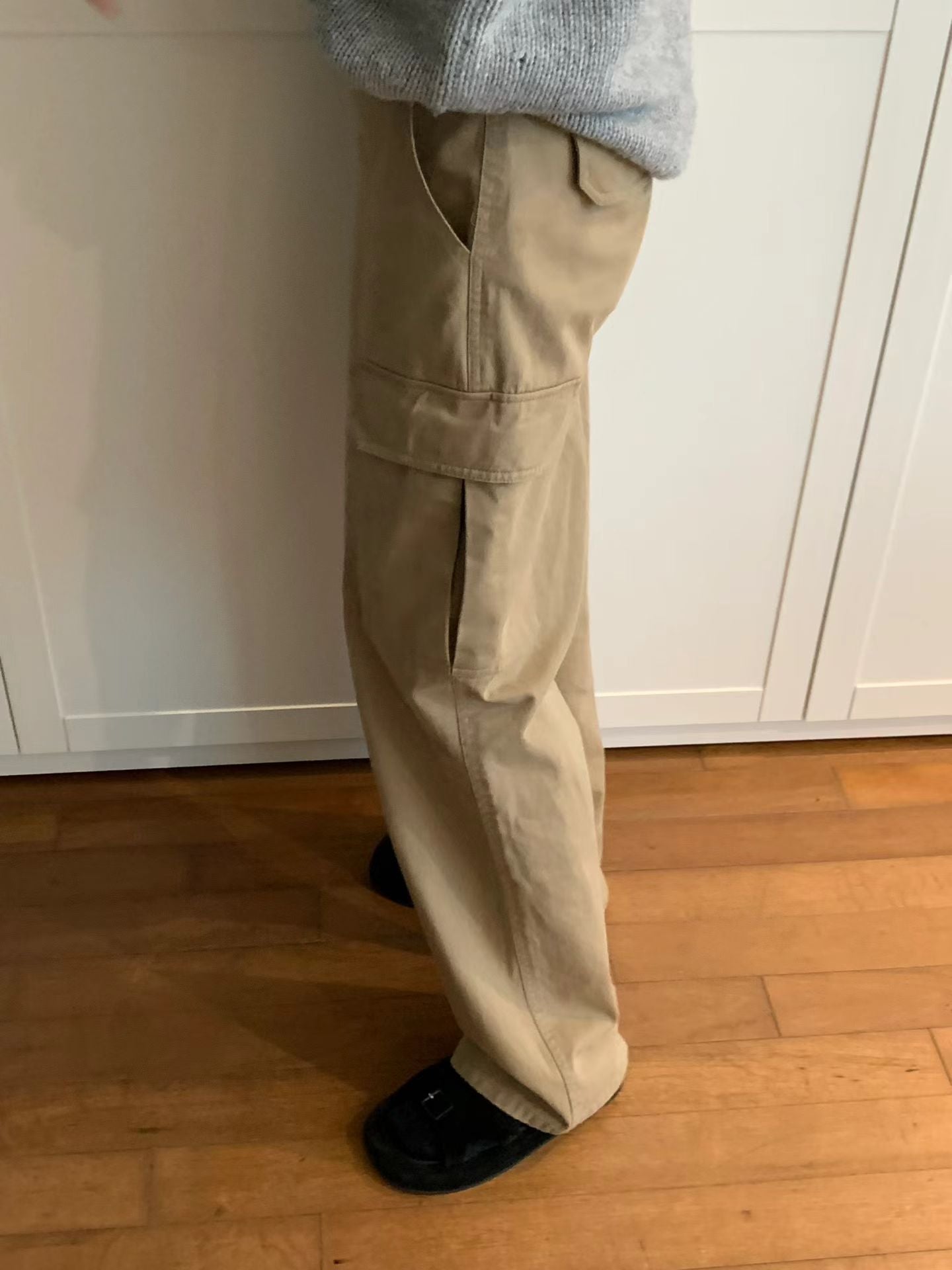 Ounce washing pocket cargo pants-2col