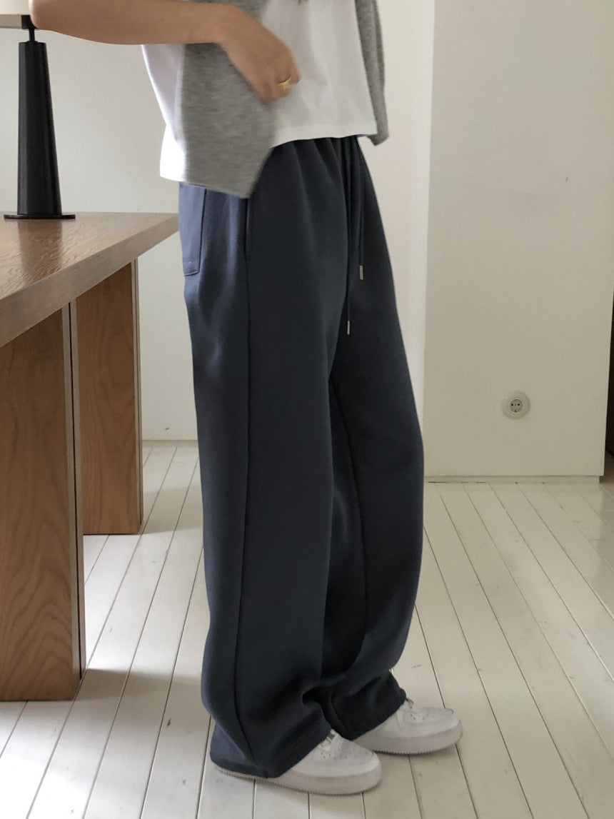 Soft string gimo training pants-4col