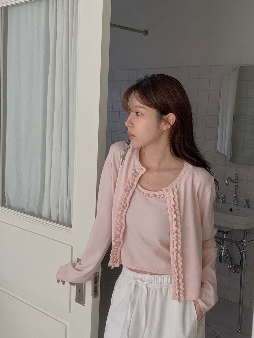 Boni sleeveless&cardigan-3col