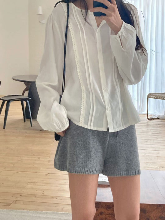 Earth gimo blouse-2col