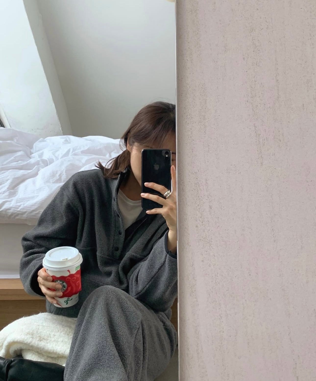 liter snow fleece high neck MTM-3col