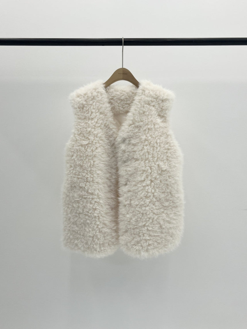 Kelly shearling vest