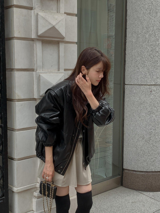 Milli leather jumper