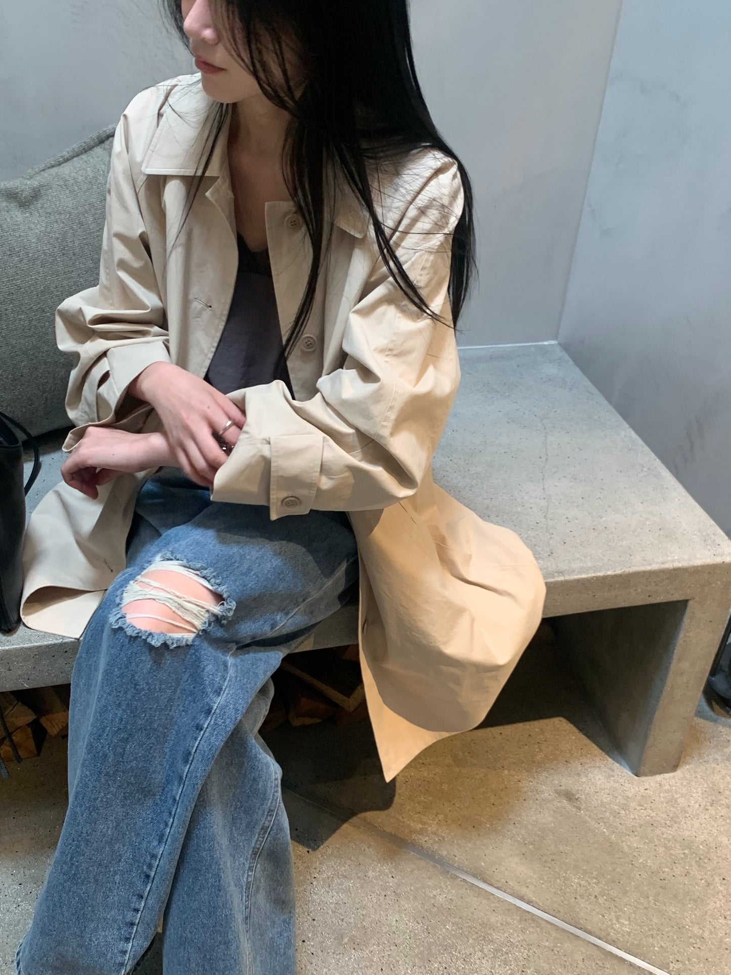 elise trench coat-2col