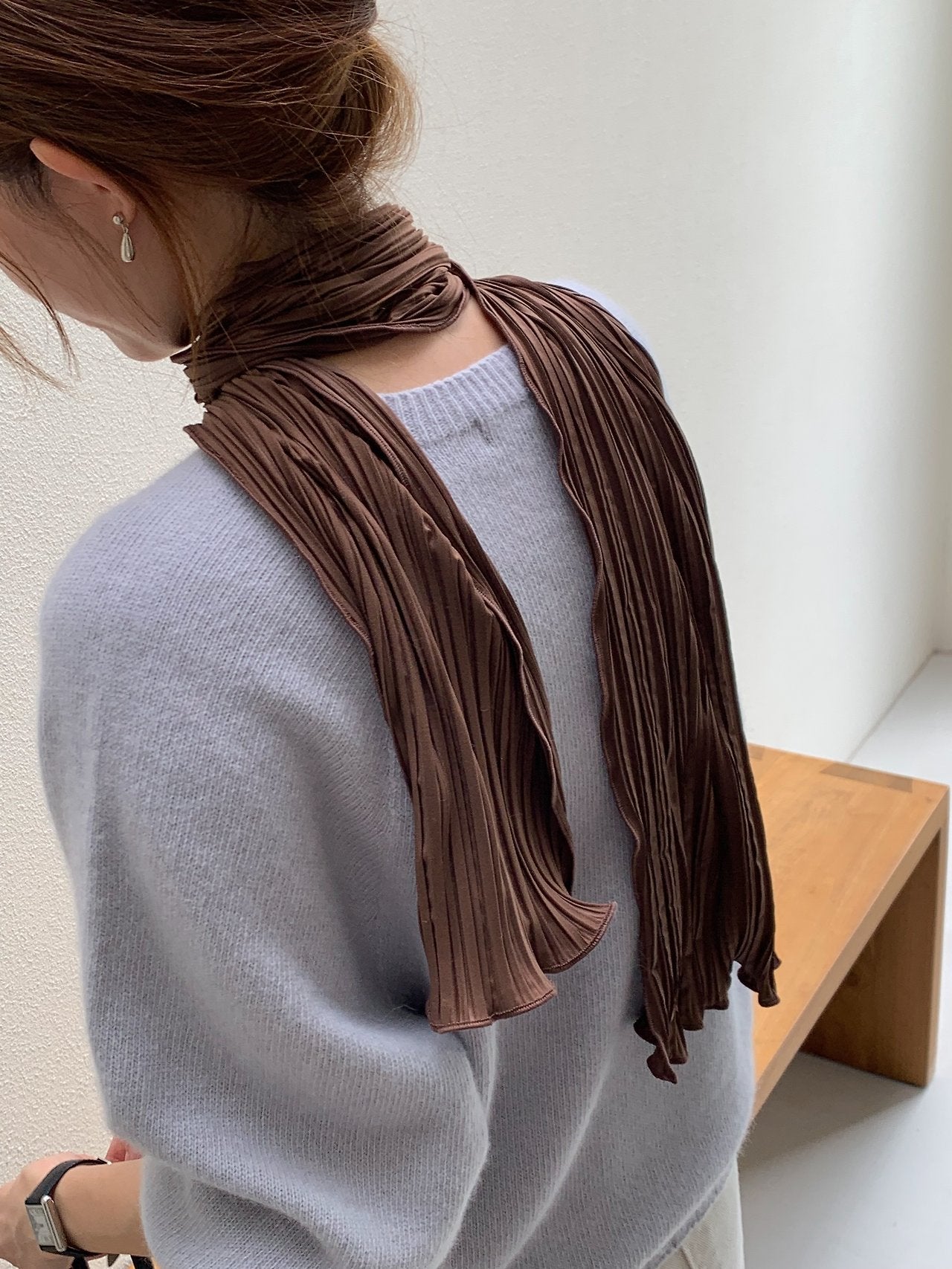 arlet raccoon round whole-garment knit-3col