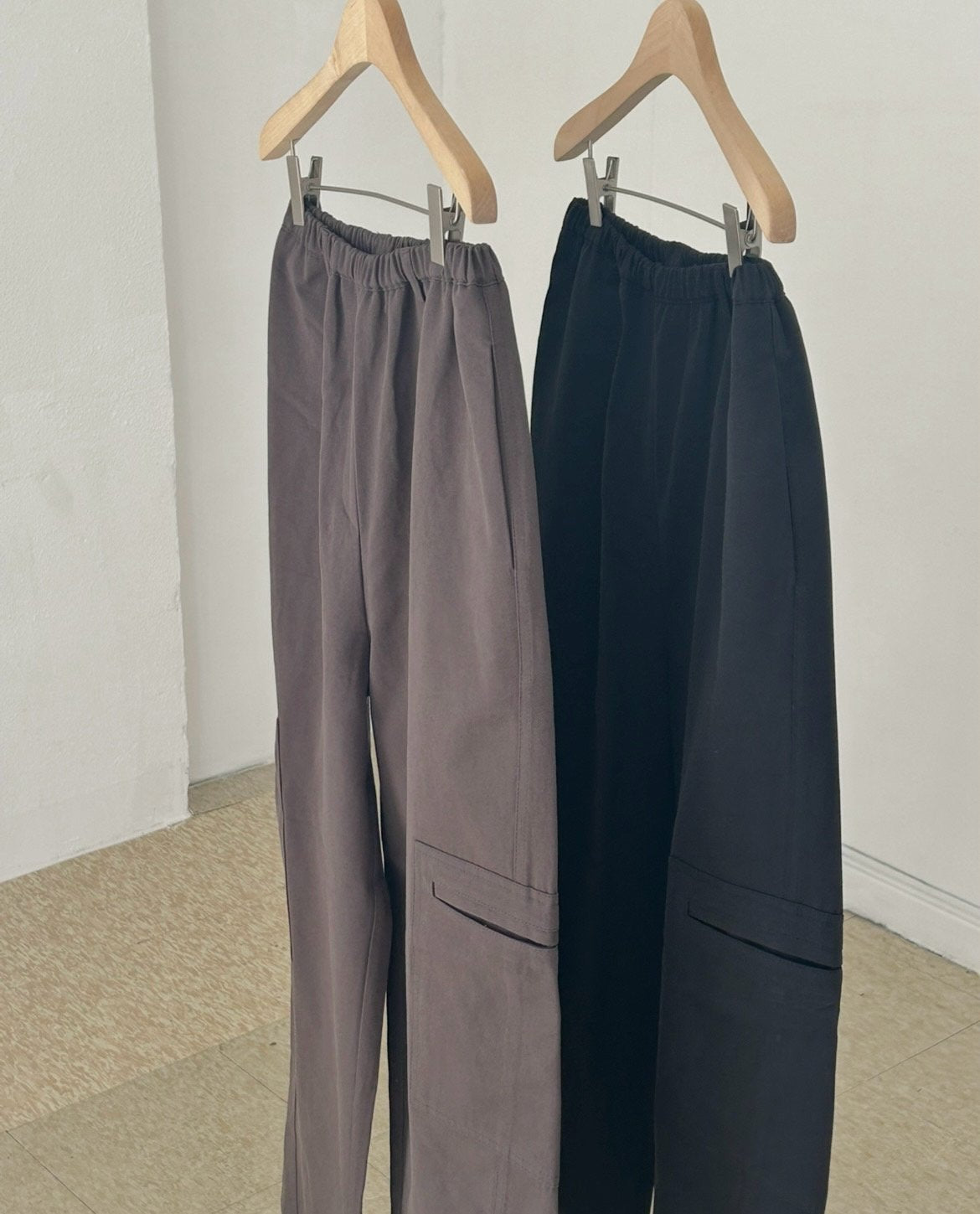 cotton note pants-2col