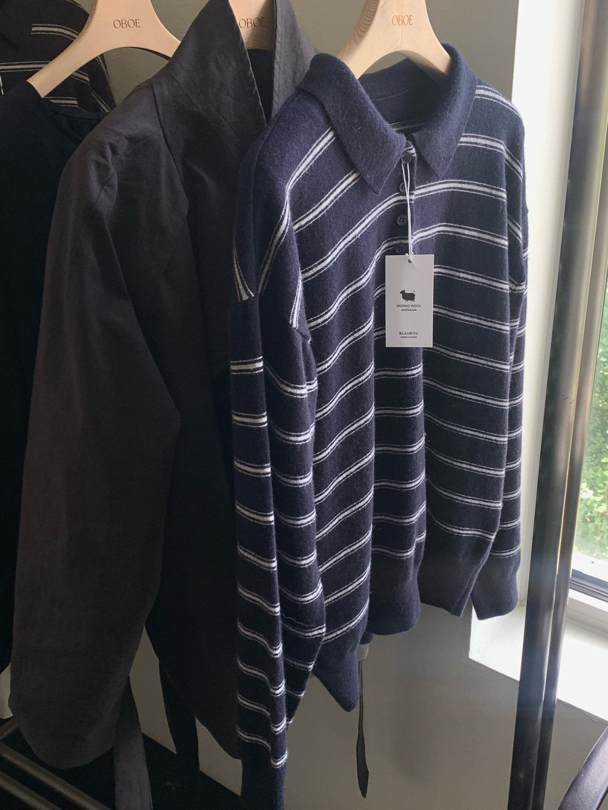 urban stripe knit-3col