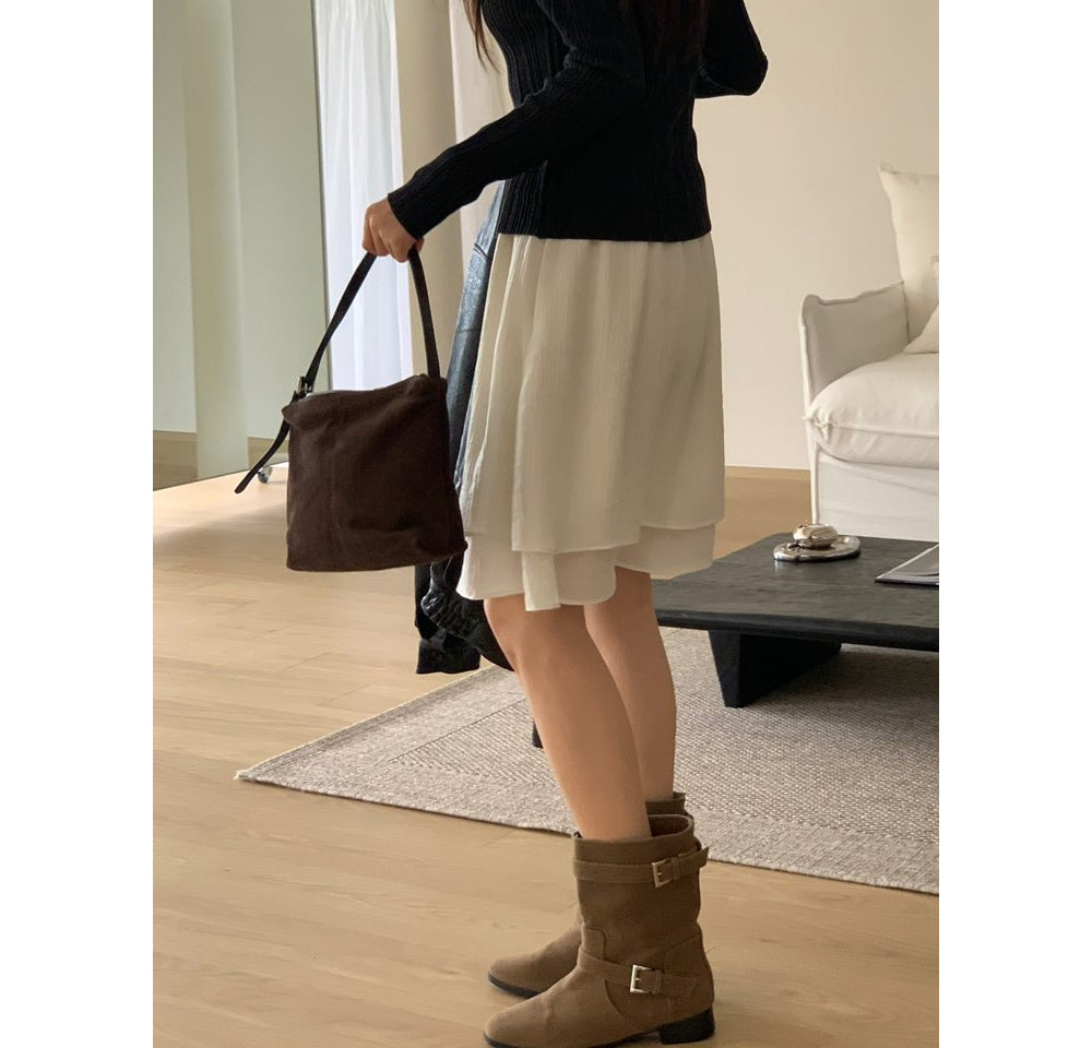 Yuzu skirt-2col