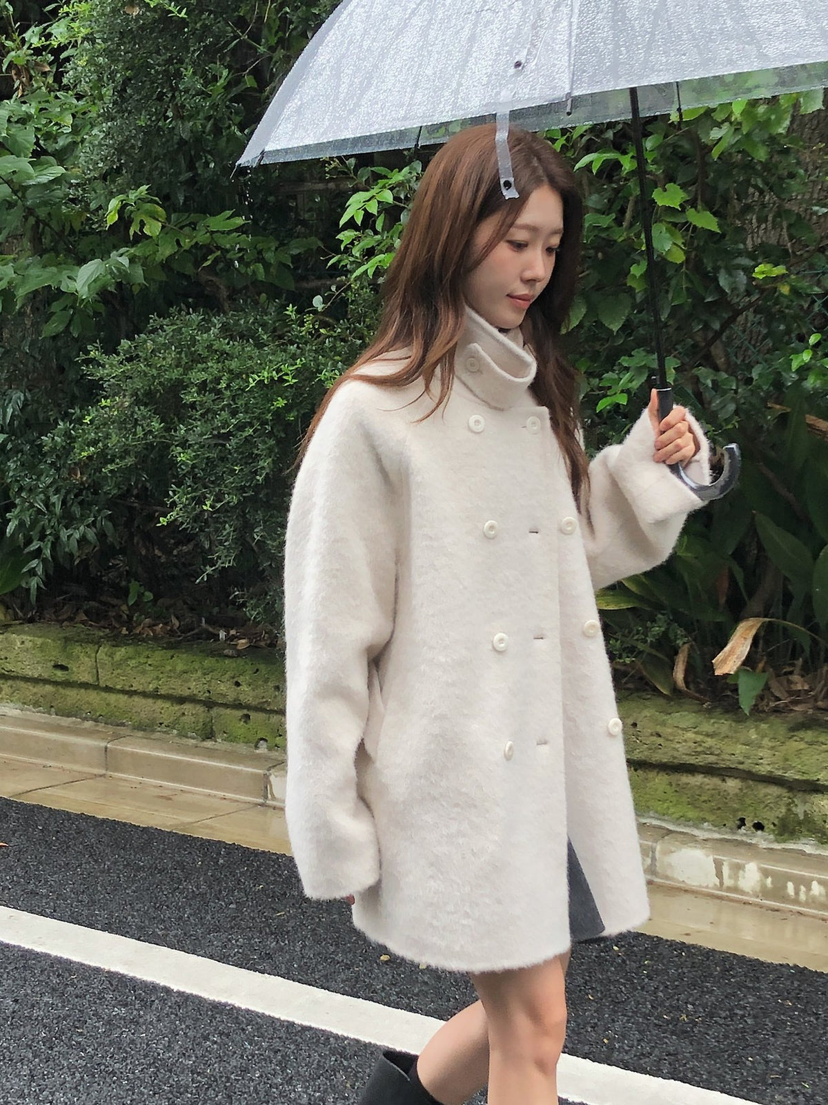 colette boucle handmade coat-2col