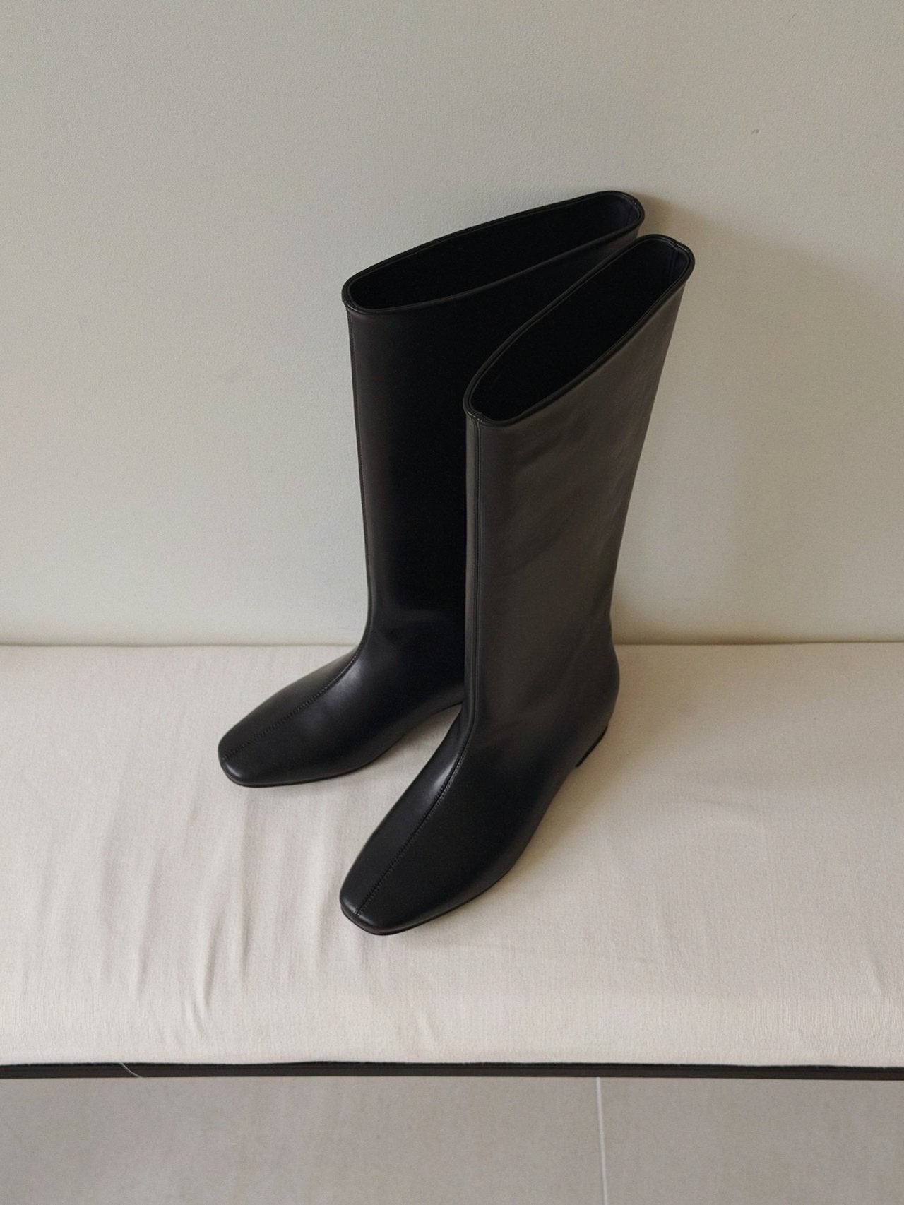 hidden wedge boots.