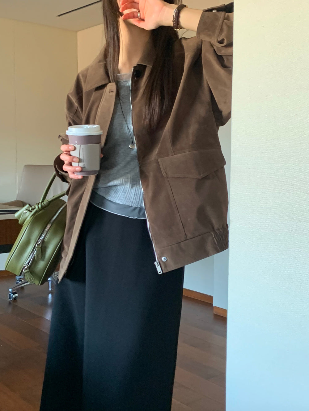 Robe Suede Jacket
