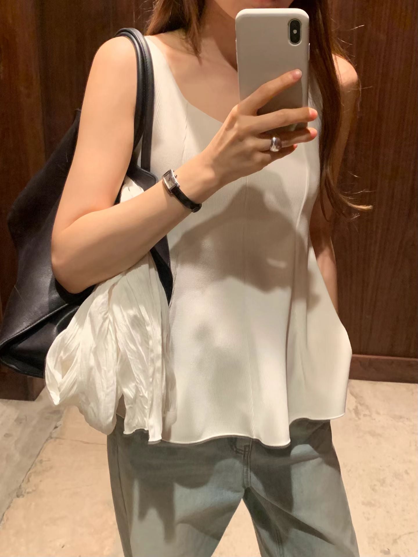 Ounce nas flare blouse-2col