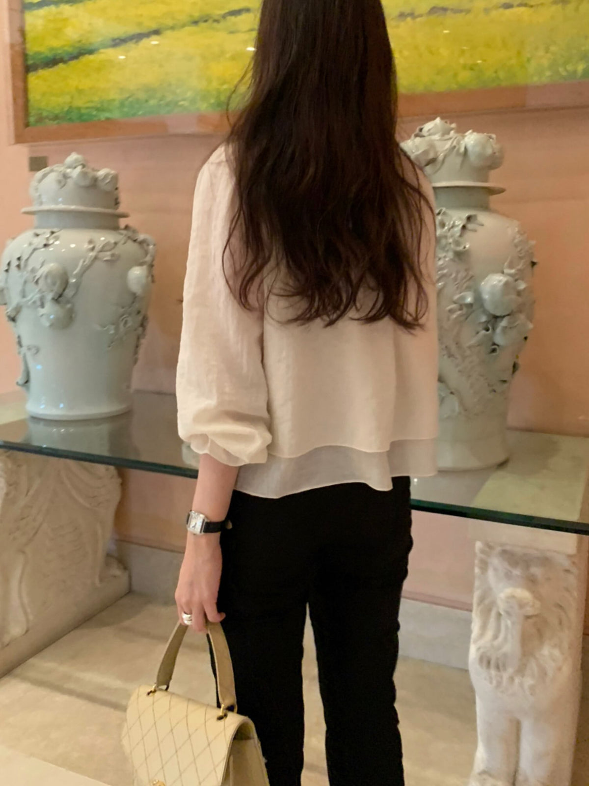 bene two-way blouse-2col