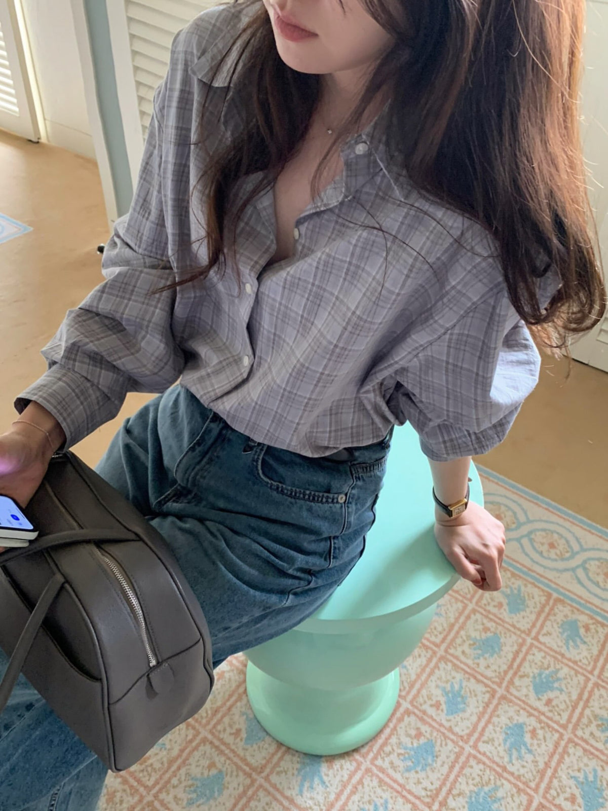 devil check shirt-2col