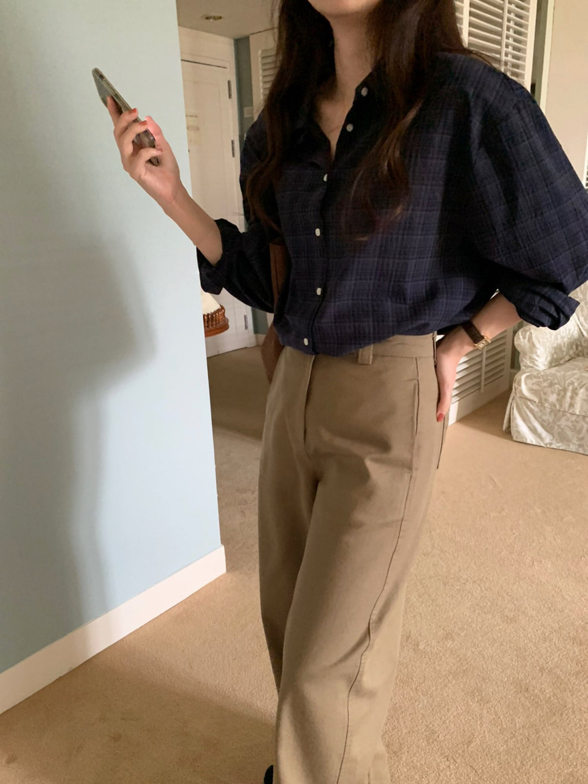 devil check shirt-2col