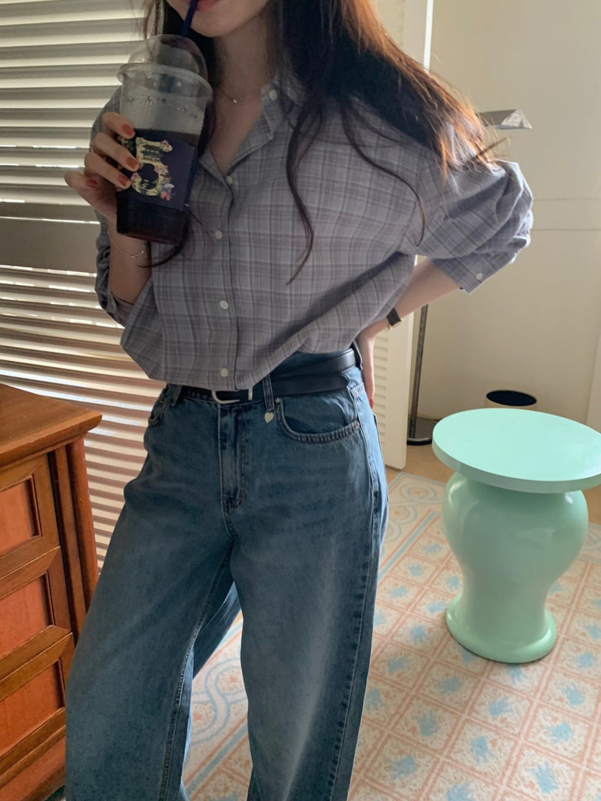devil check shirt-2col