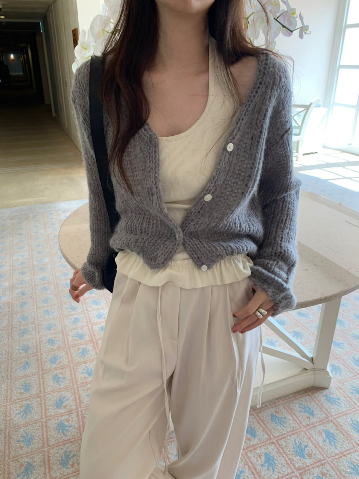 roly alpaca cardigan-4col