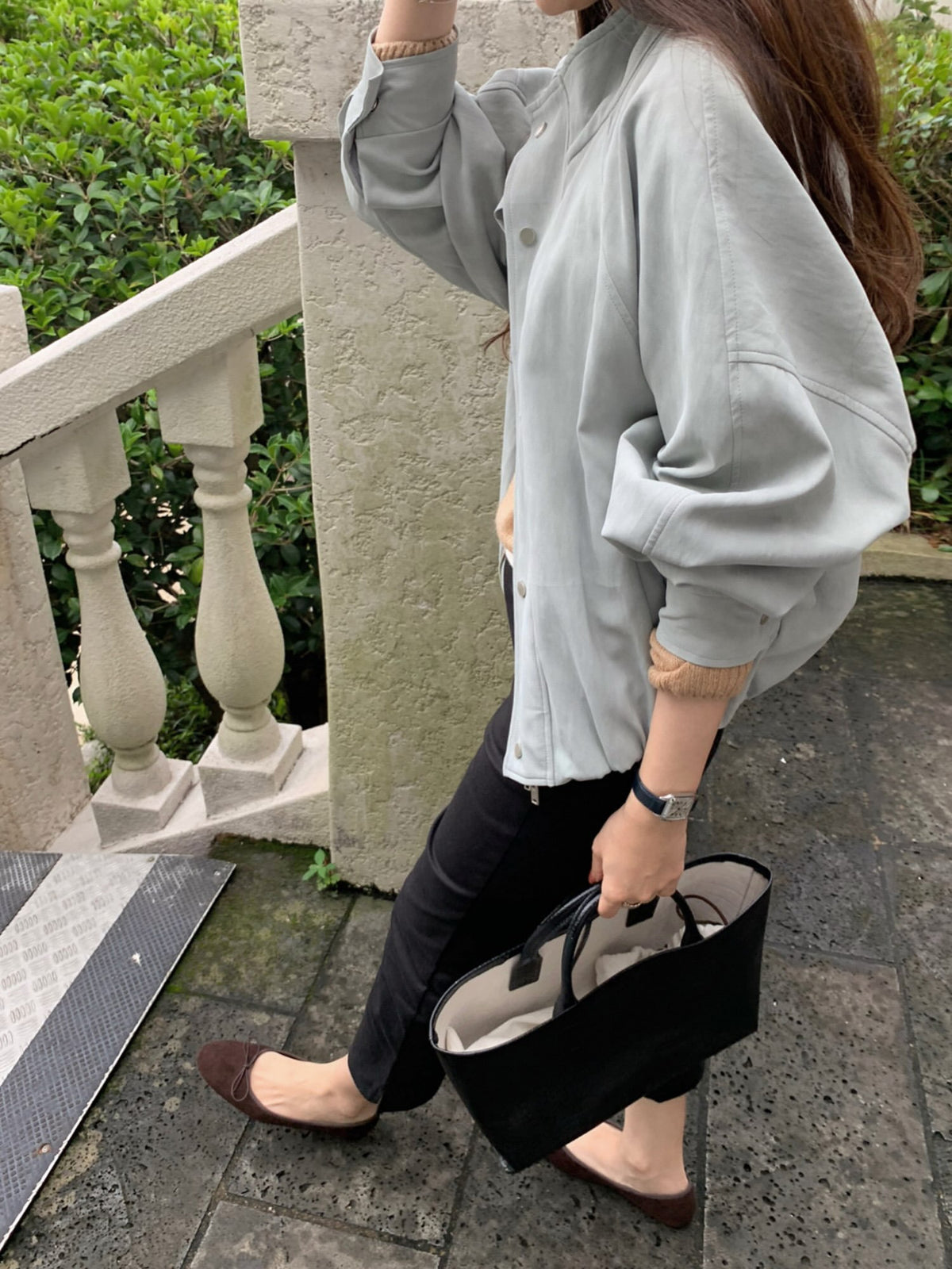 needs suede field jacket-3col