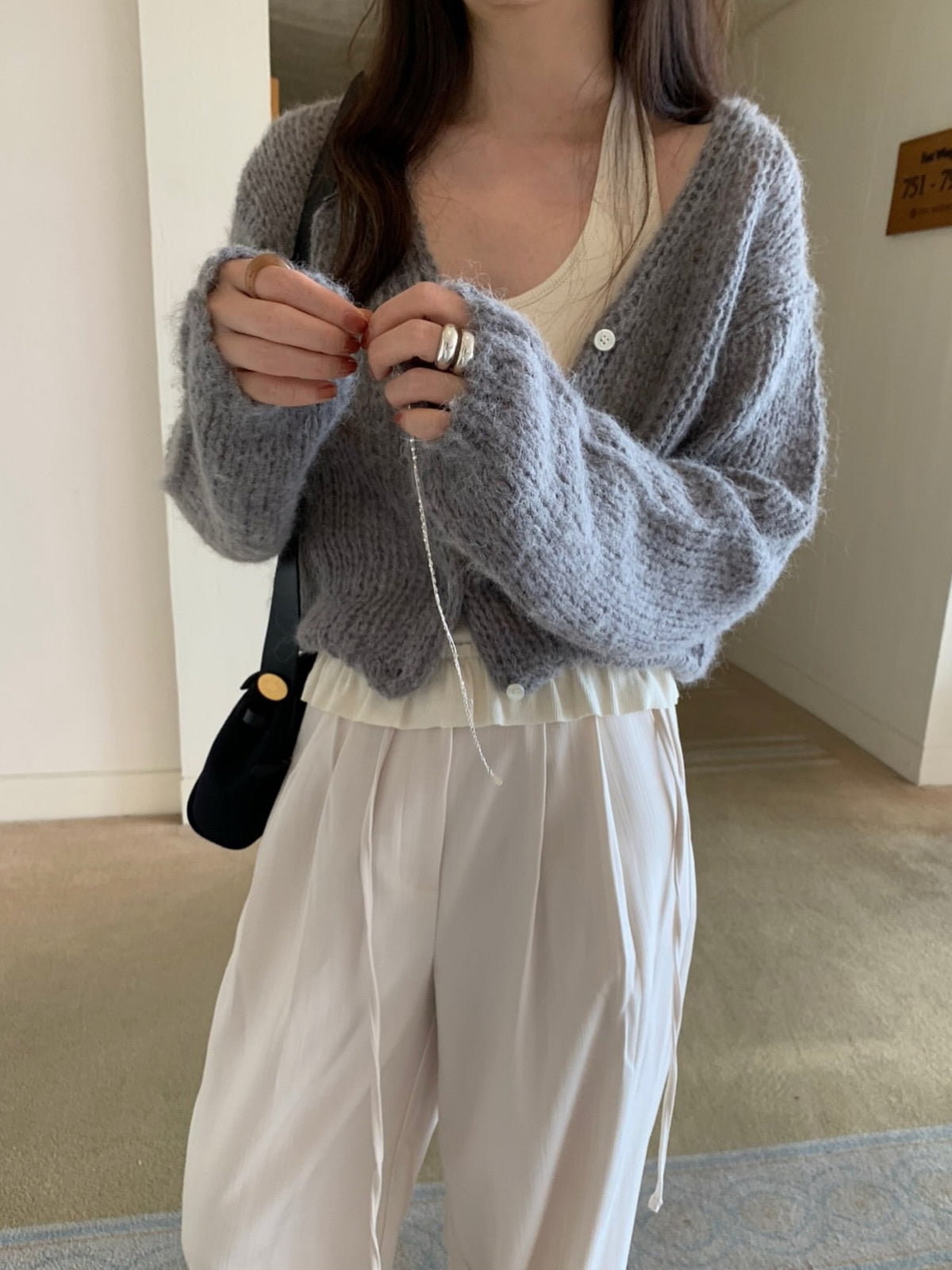 roly alpaca cardigan-4col