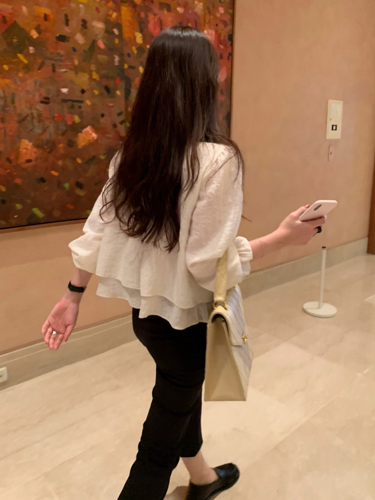 bene two-way blouse-2col